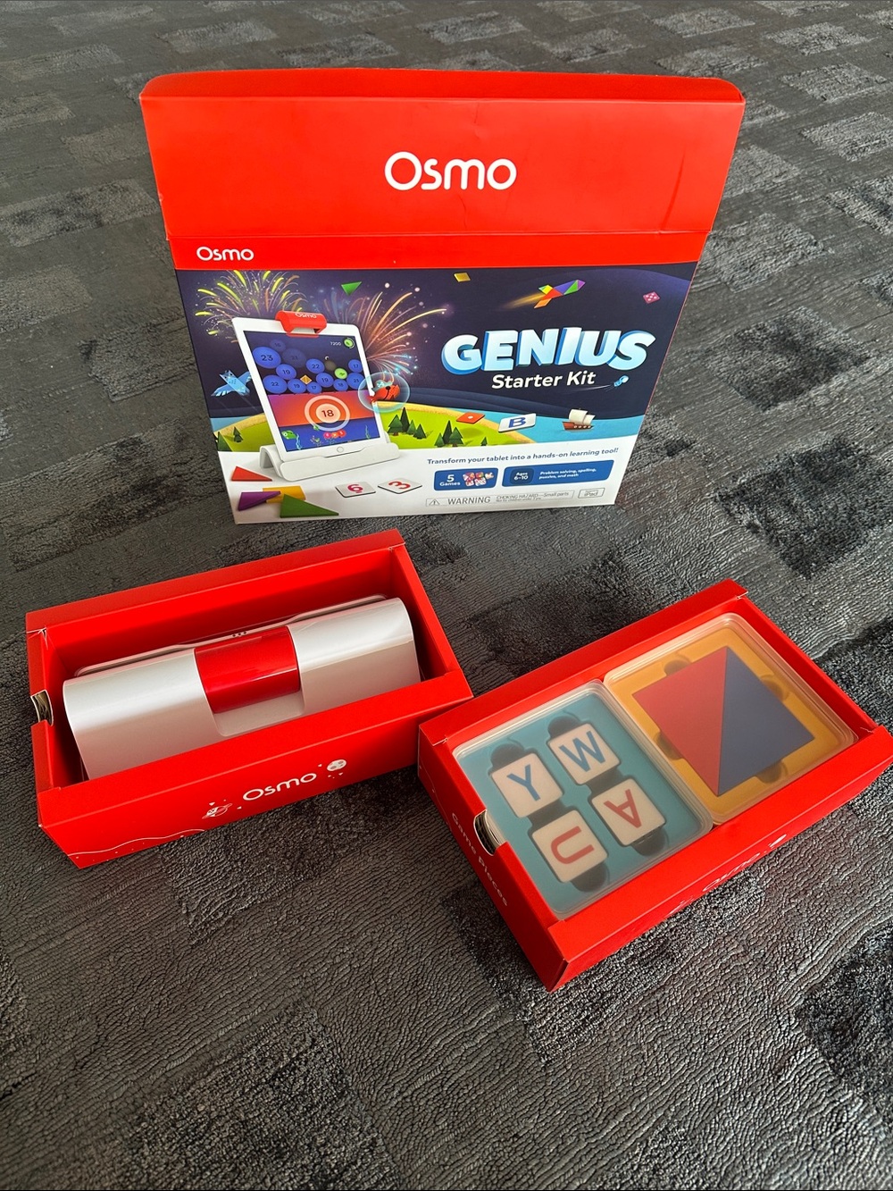 Osmo Genius Starter Kit Educational Game Set - Red